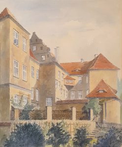 Ernst Janetzky Das Schloss zu Hoyerswerda1939 ©Schloss & Stadtmuseum Hoyerswerda