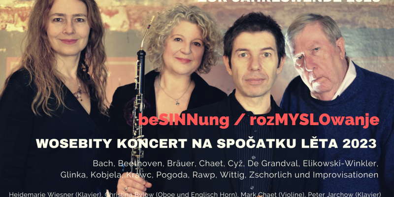 Plakat: Das Besondere Konzert zur Jahreswende „beSINNung / rozMYSLOwanje"