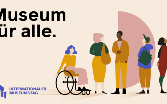 Museum mit Freude entdecken - Banner des Internationalen Museumstages 2023