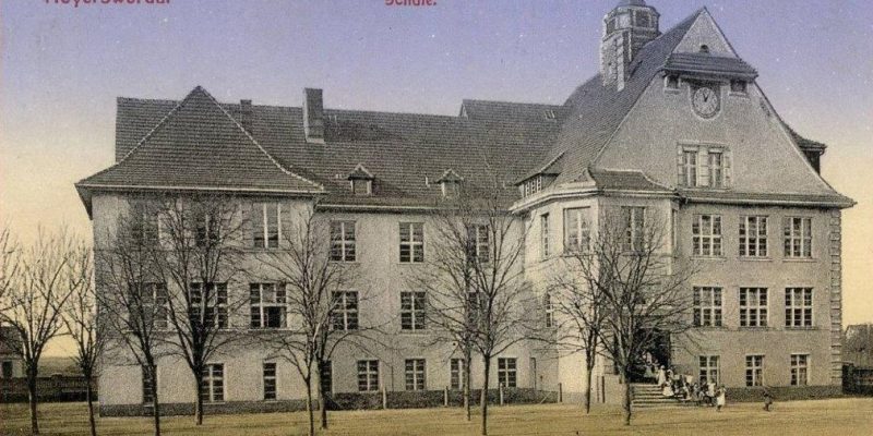historisches Foto vom Schloss Hoyerswerda