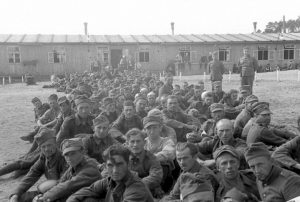 Blick in das Kriegsgefangenenlager bei Hoyerswerda 1939, Fotograf Tietz,  Bundesarchiv