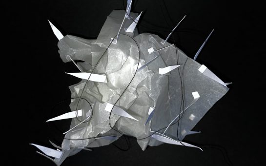 Schwarz-Weiß, Schüler und Schülerinnen des Kunstleistungskurses präsentieren ihre Arbeiten.