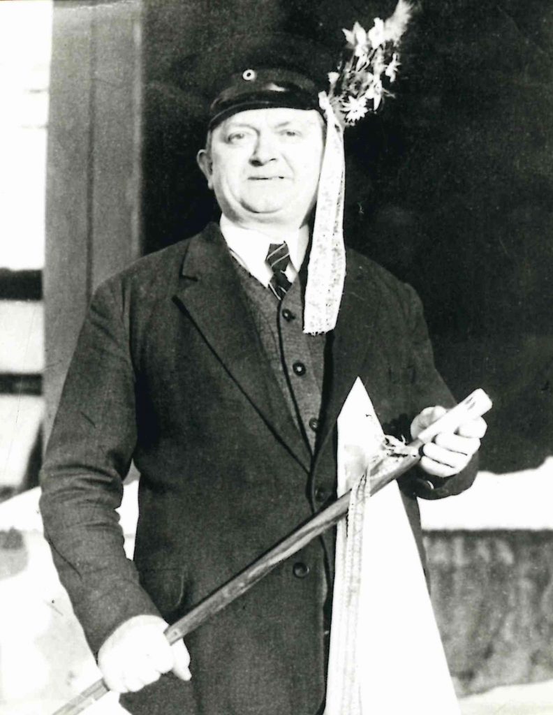 Johann Jatzwauk als Hochzeitsbitter